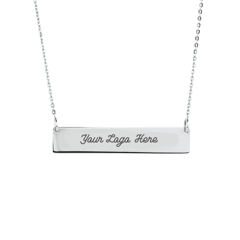 Horizontal Bar Pendant Necklace (10-Pack)