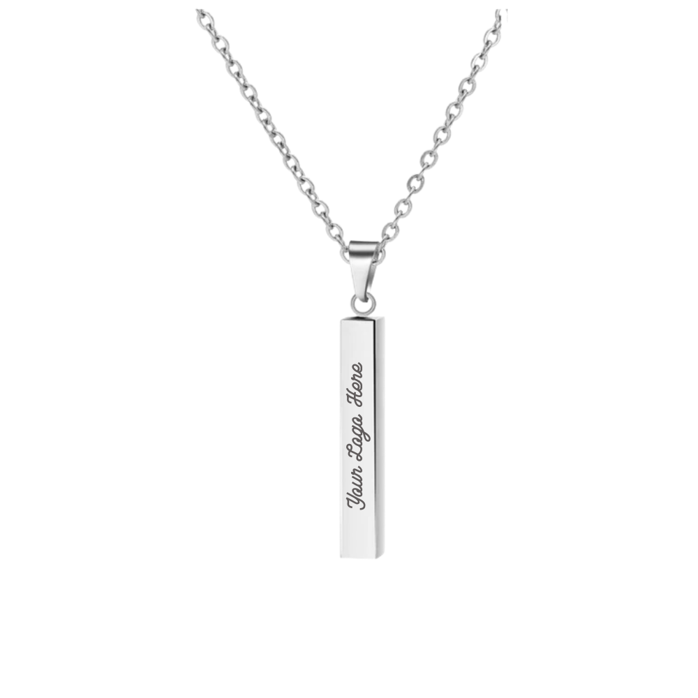 3D Bar Pendant Necklace (10-Pack)