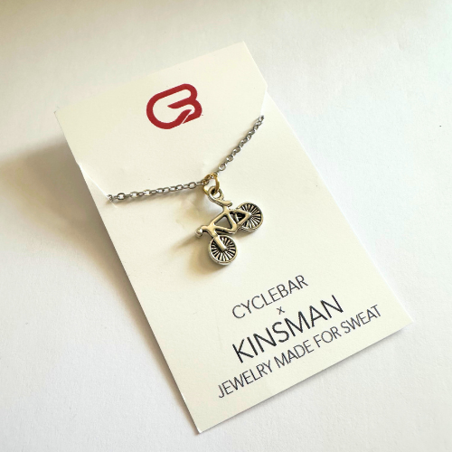 Cyclebar Spin Bike Necklace