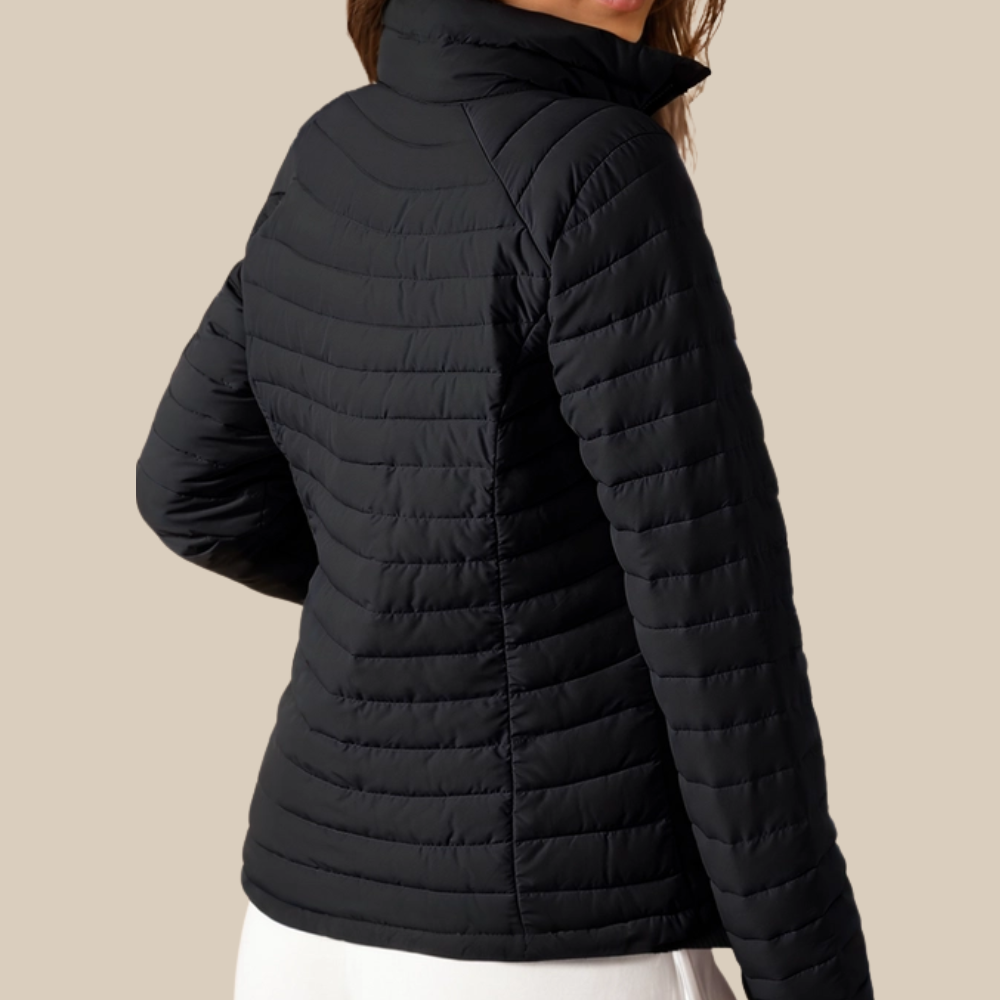 Quilted Zip-Up Puffer Jacket