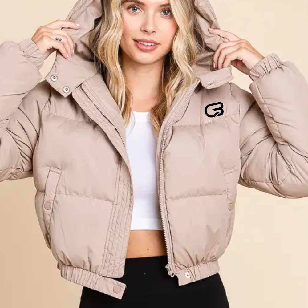 Cyclebar Front Zipper Hoodie Puffer with Pockets (6-Pack)