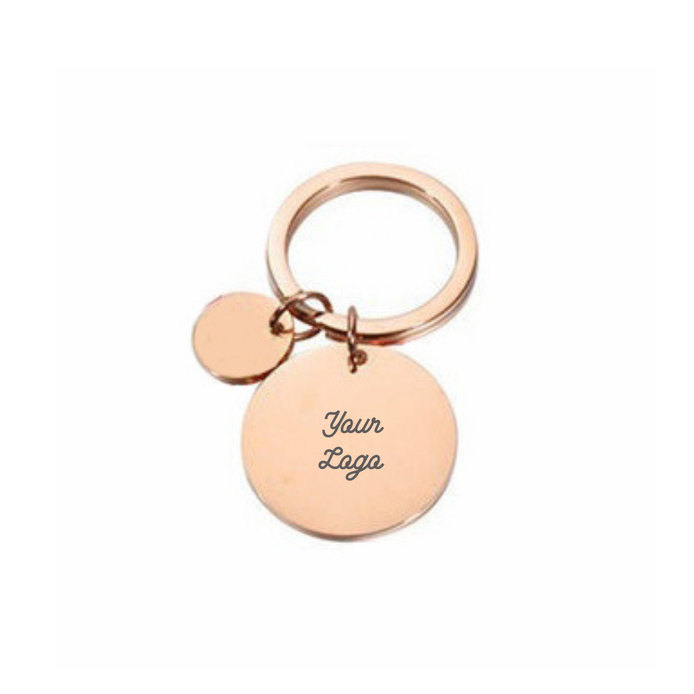 Round Charm Keychain (10-Pack)