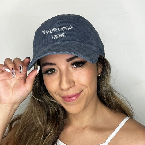 Corduroy Dad Hat - Customizable (12pc Minimum)