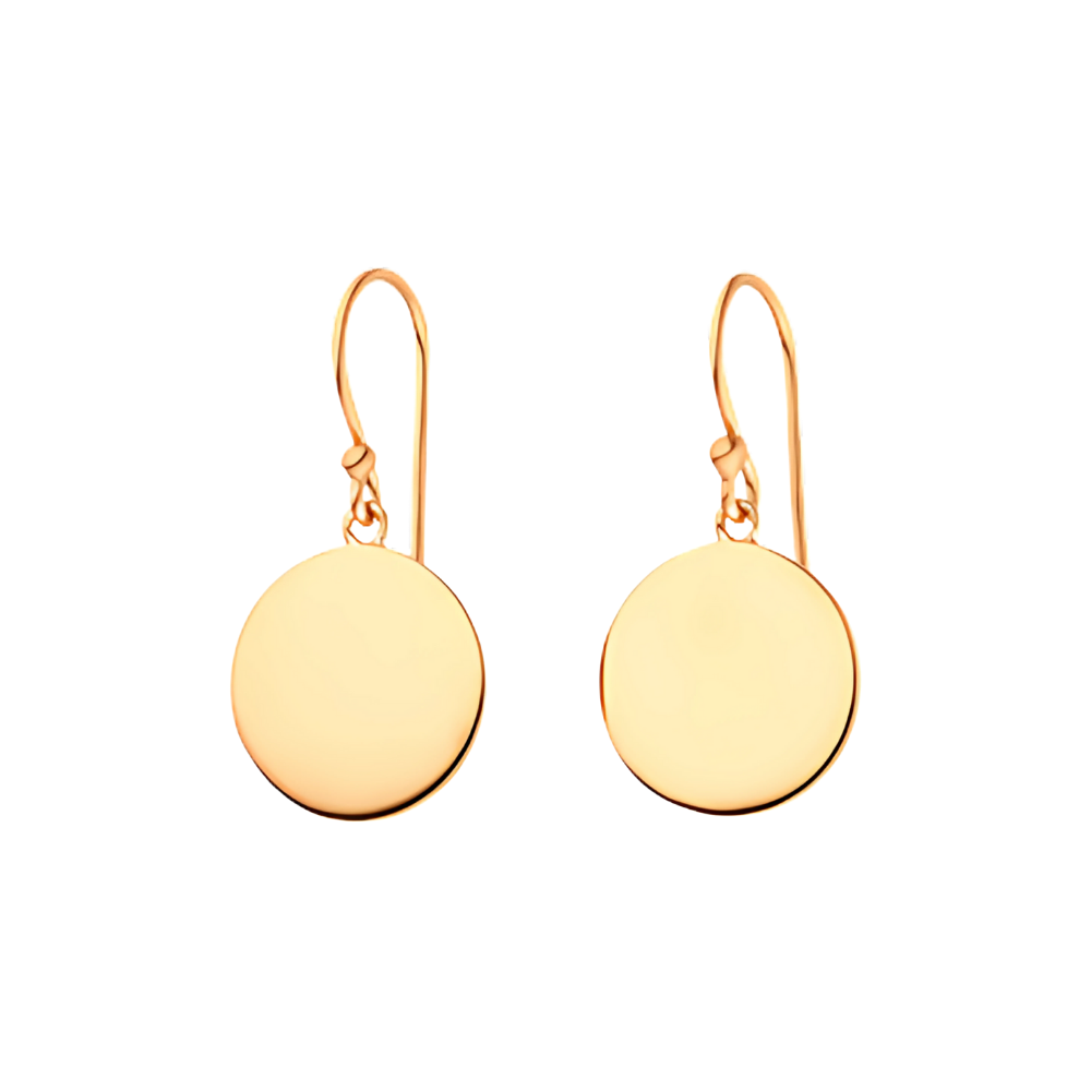 Round Pendant Earrings (10-Pack)