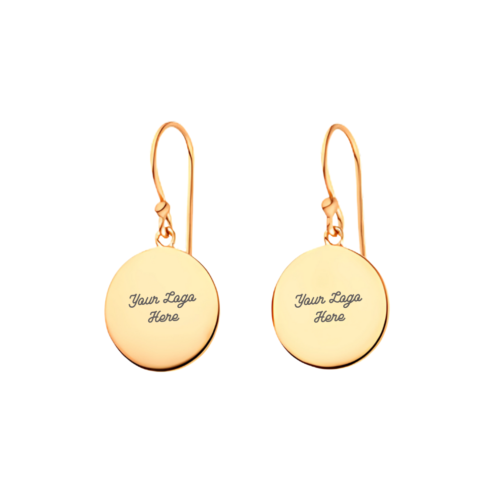Round Pendant Earrings (10-Pack)