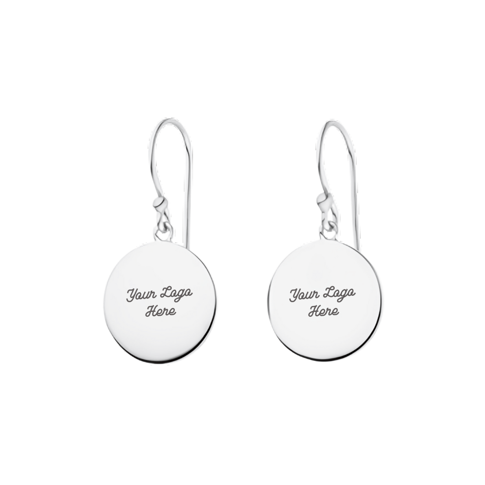 Round Pendant Earrings (10-Pack)