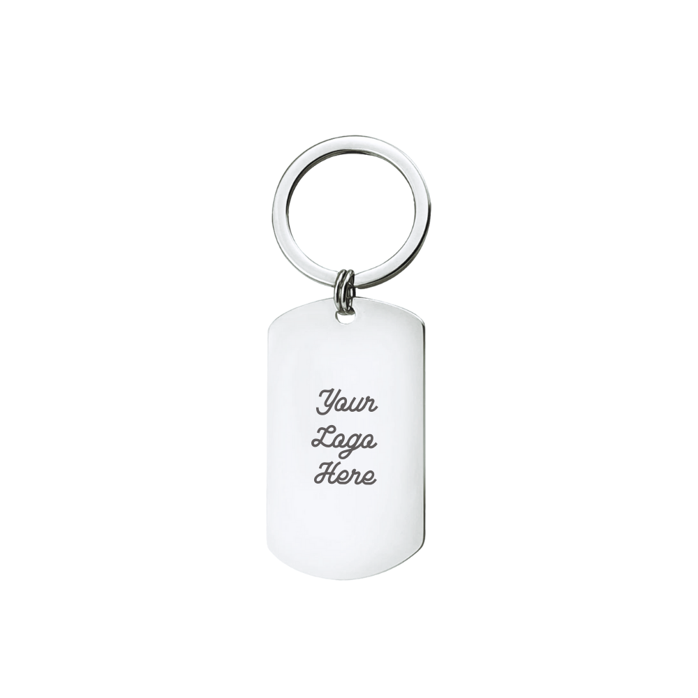 Square Charm Keychain (10-Pack)