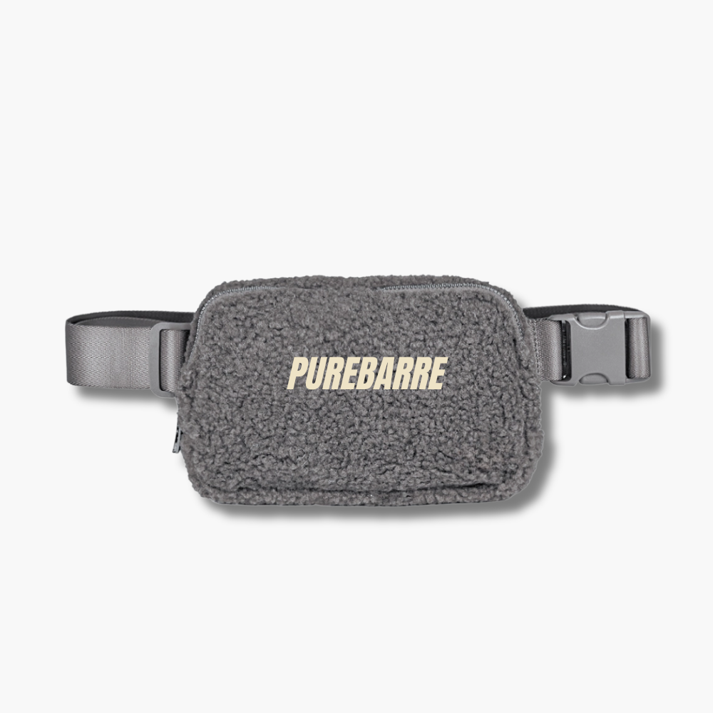 Pure Barre Fleece Small Sherpa Fanny Pack (6pc Min)