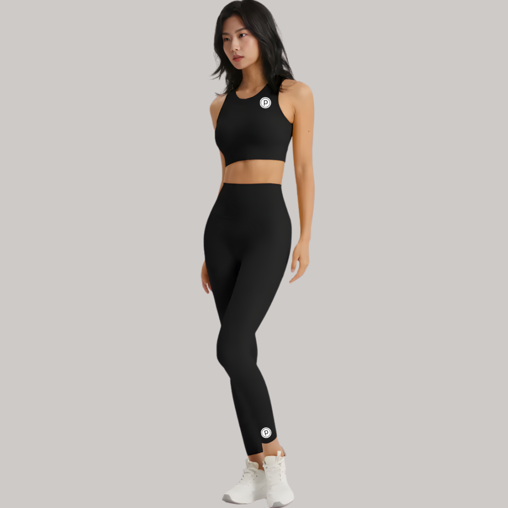 Pure Barre Merida Open Back Sports Bra & Legging Workout Set (12pc Min)