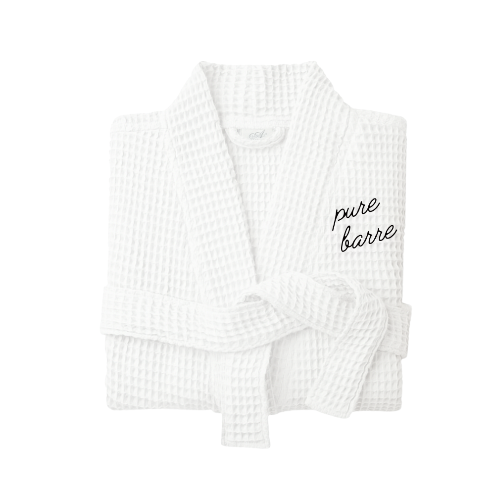 Pure Barre Waffle Knit Robe