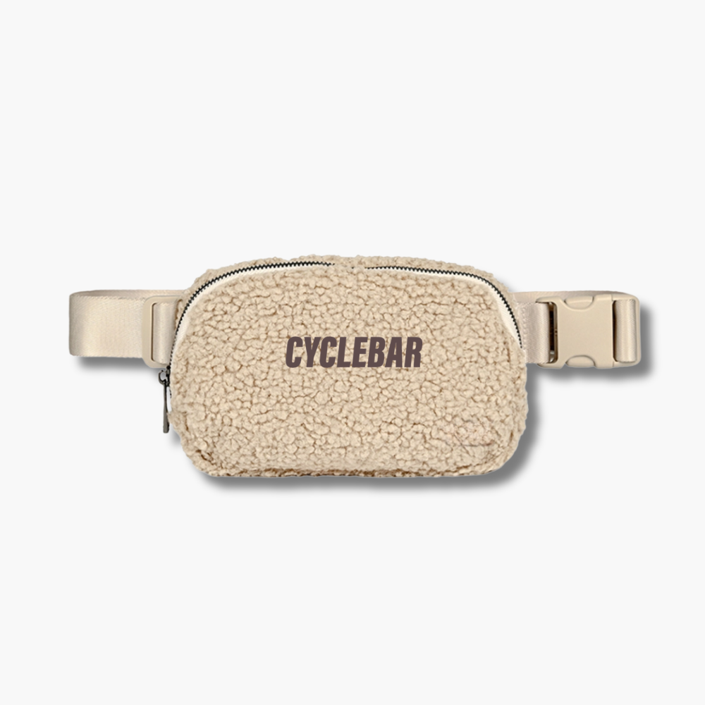 Cyclebar Fleece Small Sherpa Fanny Pack (6pc min)