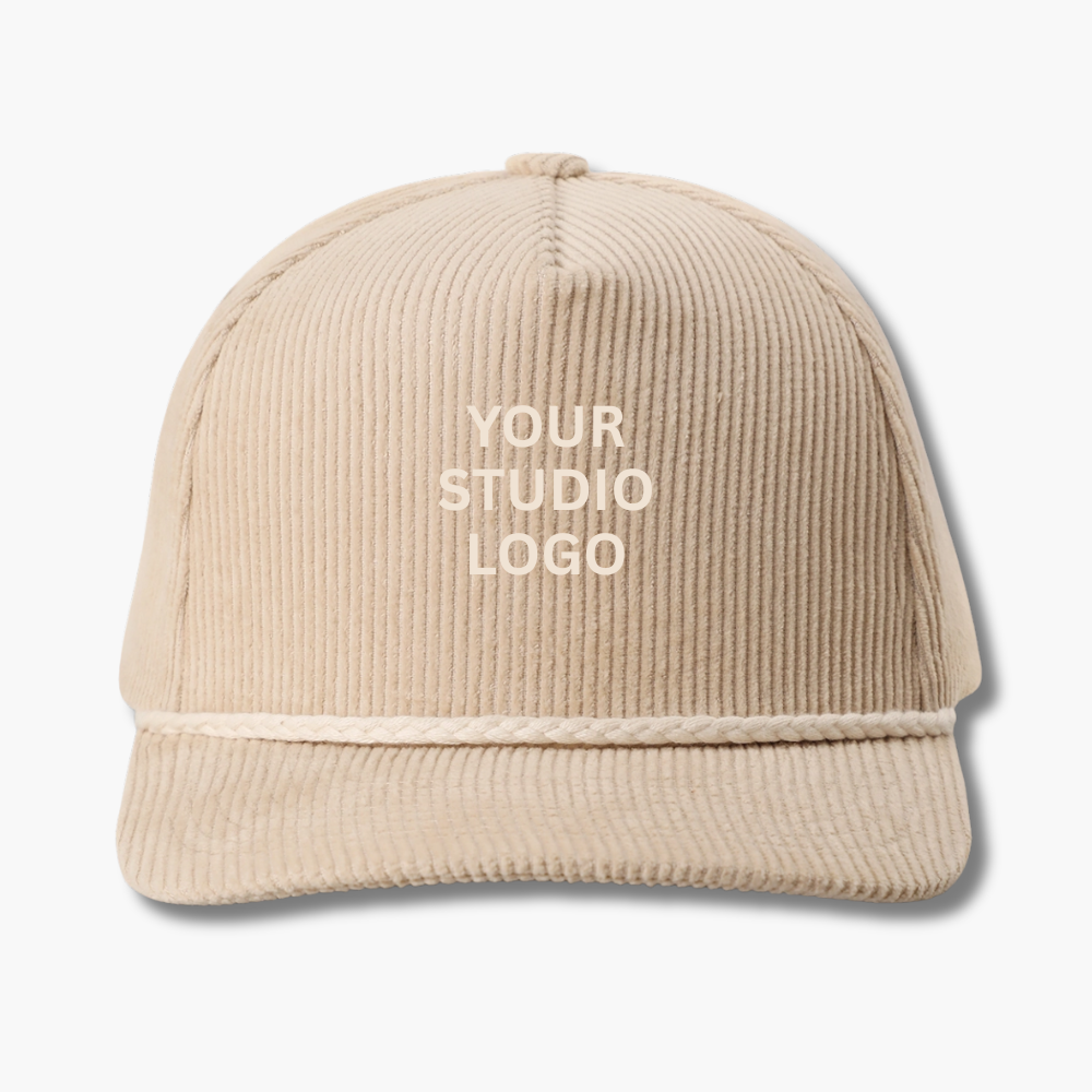 Corduroy 5 Panel Rope Trucker Hat (6pc Min)