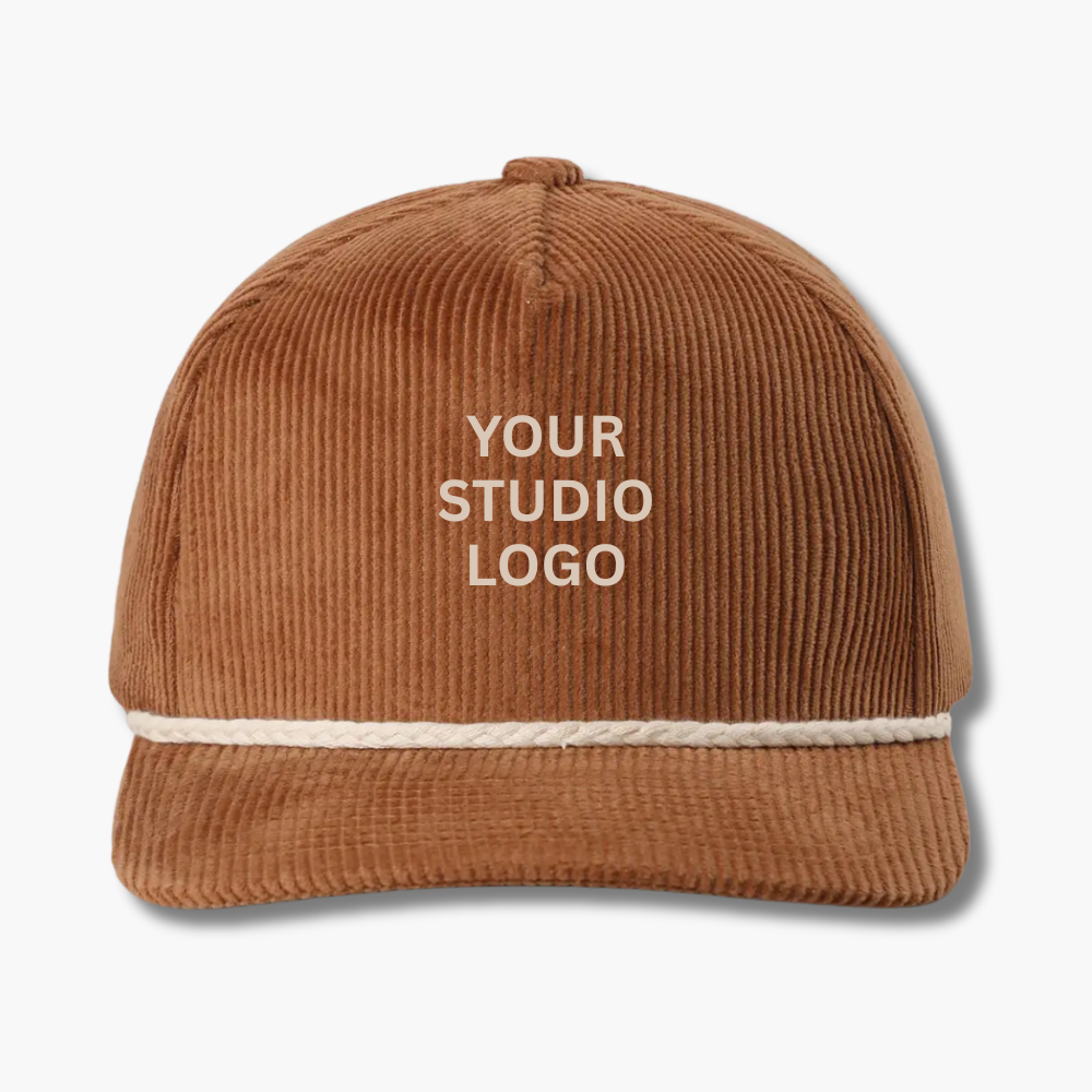 Corduroy 5 Panel Rope Trucker Hat (6pc Min)