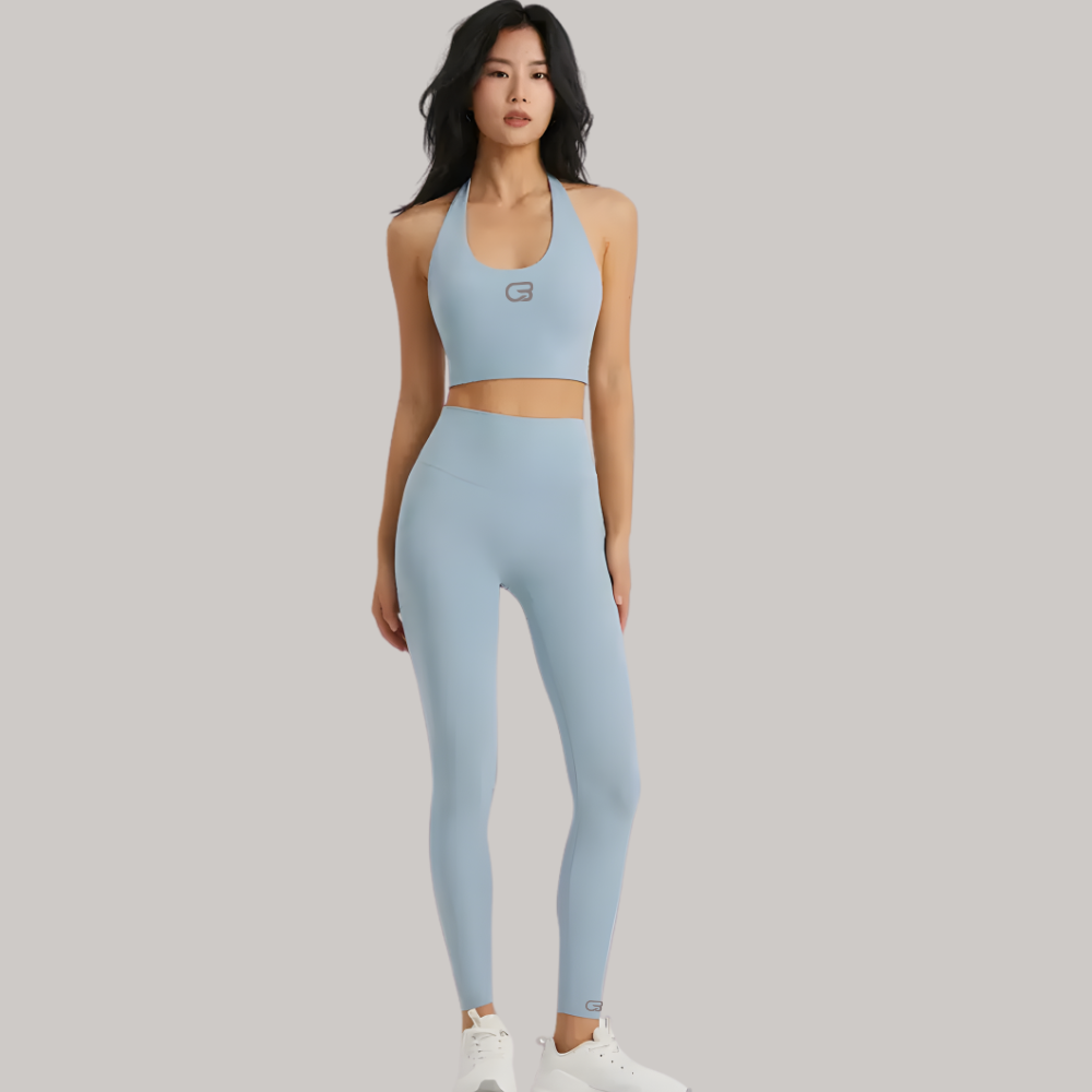 Cyclebar Daphne Halter Neck Bra Activewear Set (12pc Min)