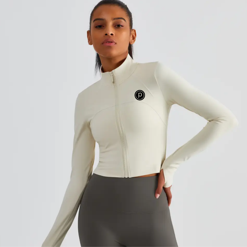 Pure Barre Evelyn Cropped Zip Jacket (12pc Min)