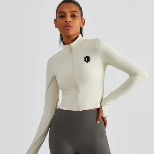 Pure Barre Evelyn Cropped Zip Jacket (12pc Min)