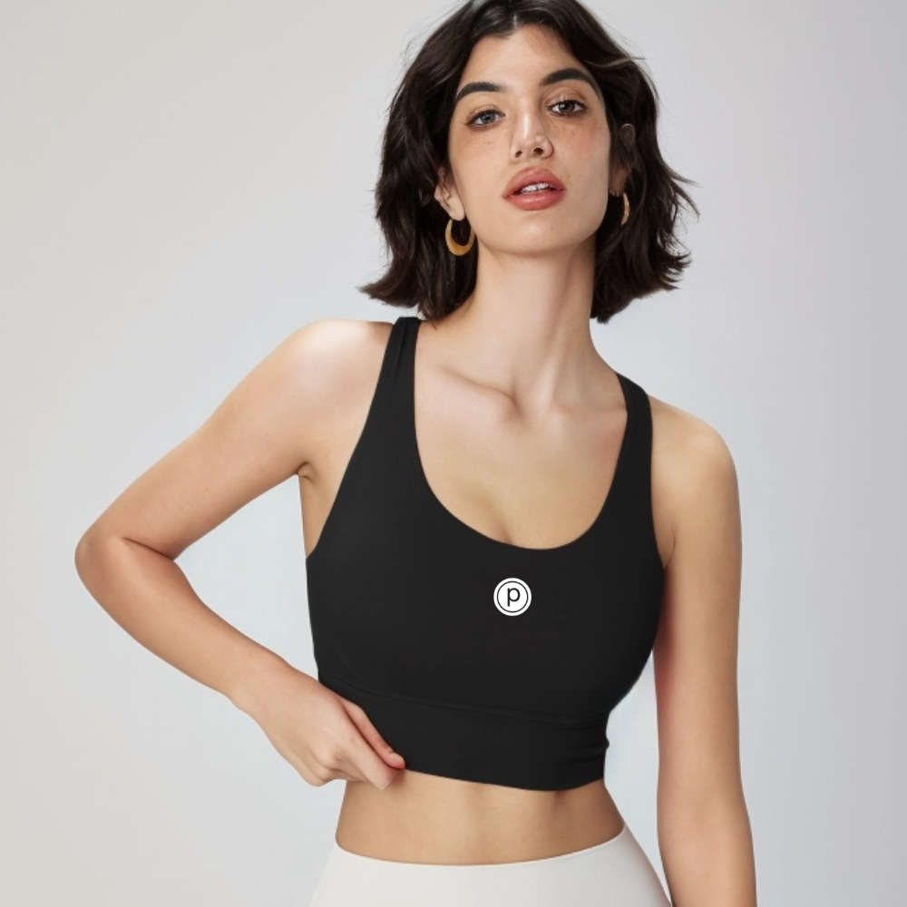 Pure Barre Isabella Strappy Back Sports Bra (12pc Min)