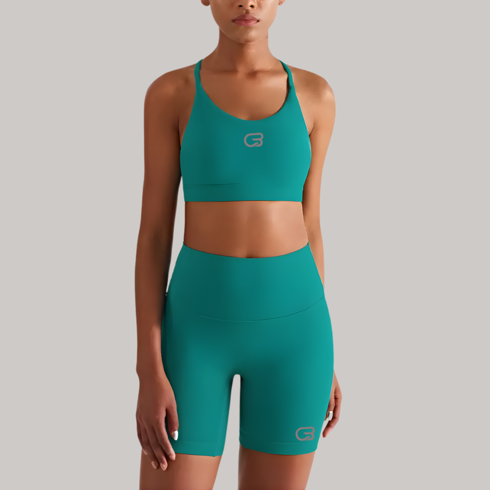 Cyclebar Luna Sports Bra + Shorts Workout Set (12pc Min)