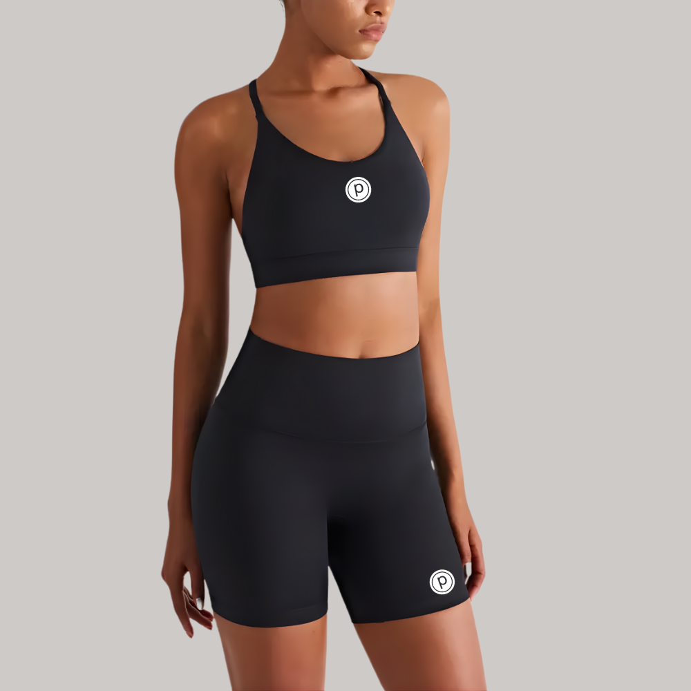 Pure Barre Luna Sports Bra + Shorts Workout Set (12pc Min)