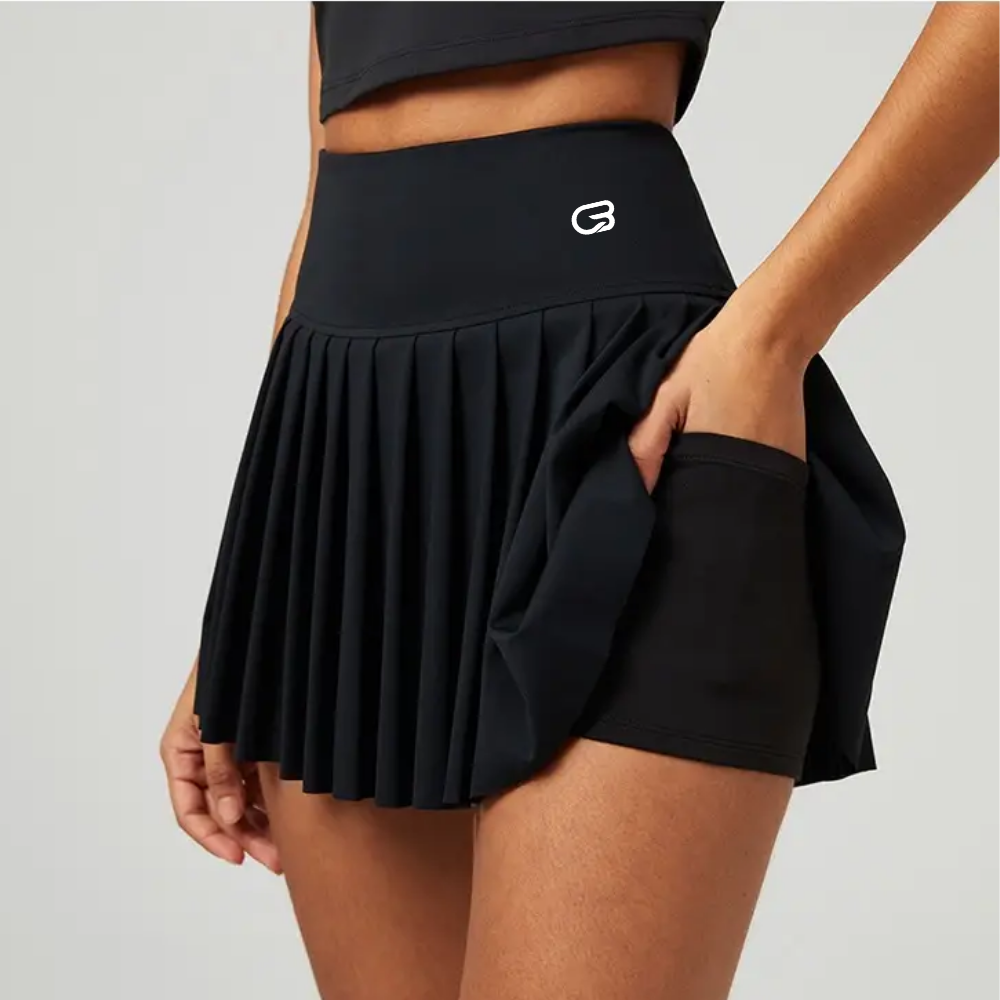 Cyclebar Serena Classic Pleated Tennis Skirt (12pc Min)