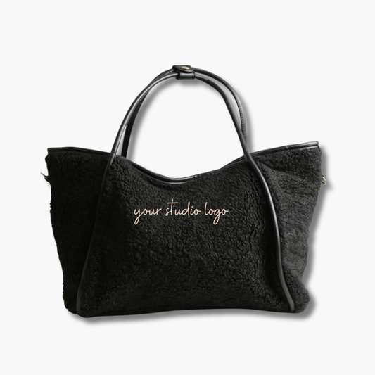 Sherpa Shoulder Tote Bag (6pc Min)