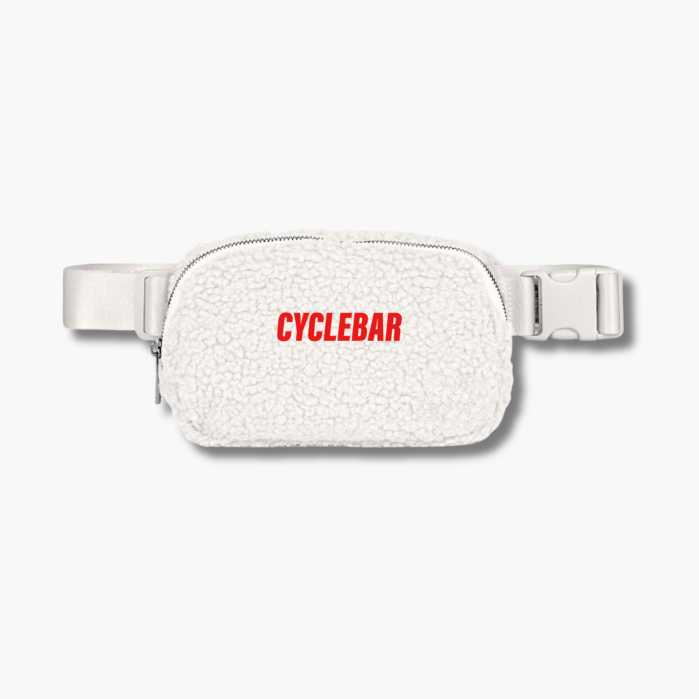 Cyclebar Fleece Small Sherpa Fanny Pack (6pc min)
