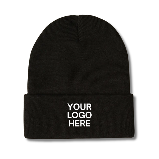 Winter Cuffed Knitted Beanie (6pc Min)