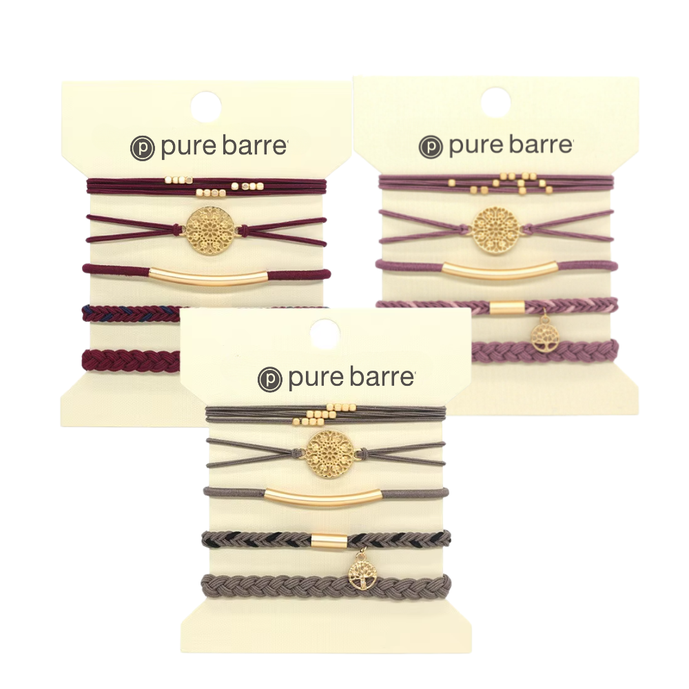 PB Bracelet Hair Ties (5-Pack)