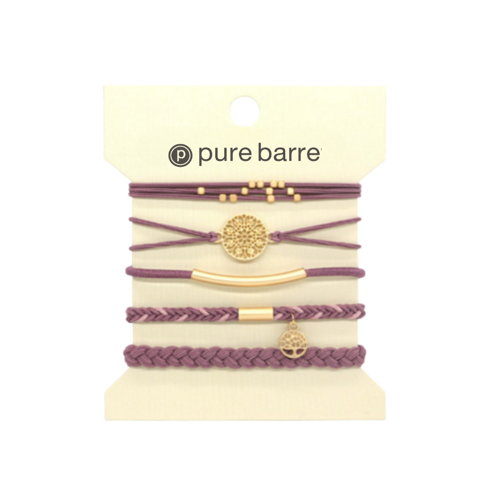 PB Bracelet Hair Ties (5-Pack)