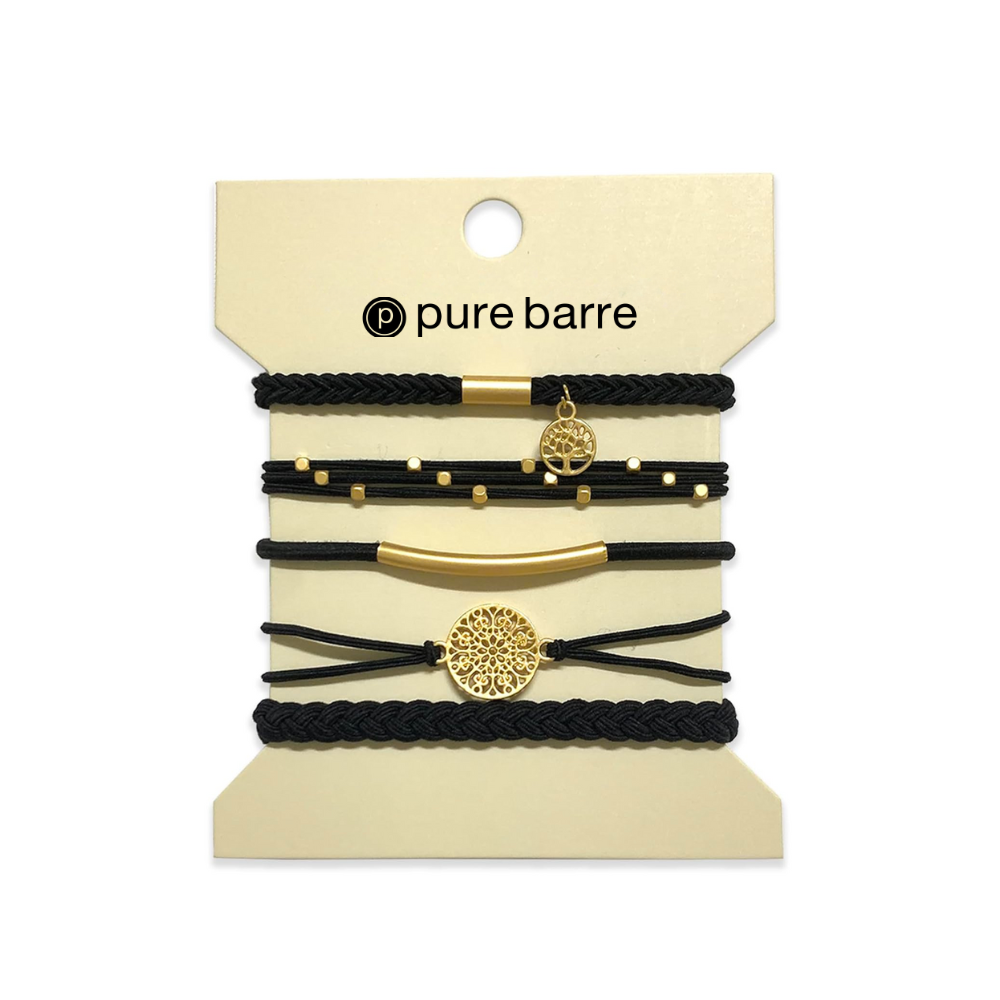 PB Bracelet Hair Ties (5-Pack)