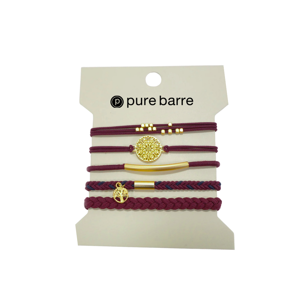 PB Bracelet Hair Ties (5-Pack)